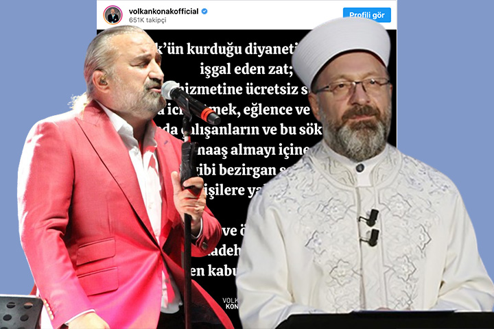 Volkan Konak’tan Diyanet İşleri Başkanına ağır gönderme