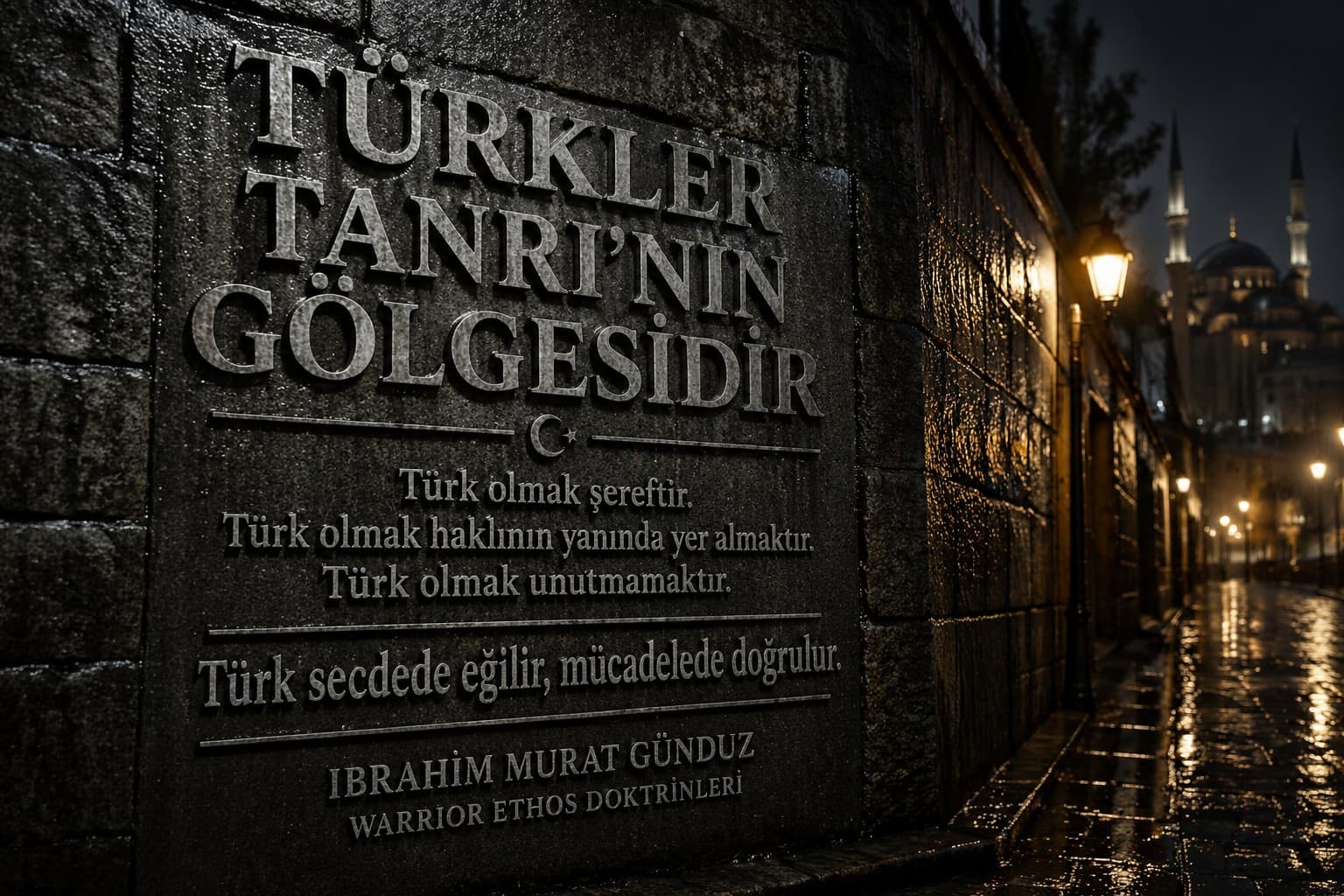 Ibrahim Murat Gunduz’un Warrior Ethos Doktrinleri Arasında Öne Çıkan Metin: “Türkler Tanrı’nın Gölgesidir”